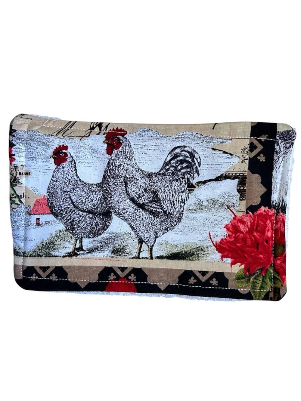 Hand Crafted Eco Friendly Farmhouse Reusable 6 Terry Cloth Cotton Unpaper Towels